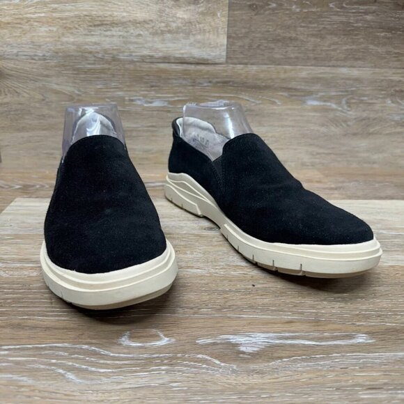 Franco Sarto Black Suede Slip On Shoes Women's Size 8.5 - Picture 6 of 6